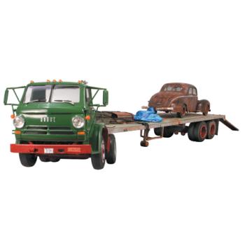 Lindberg Models LND73068 69 DODGE L700 W/FLAT BED 1/25 SCALE KIT