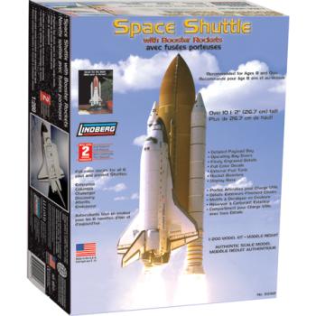 Lindberg Models LND91002 SPACE SHUTTLE W/ BOOSTER 1/200 SCALE KIT