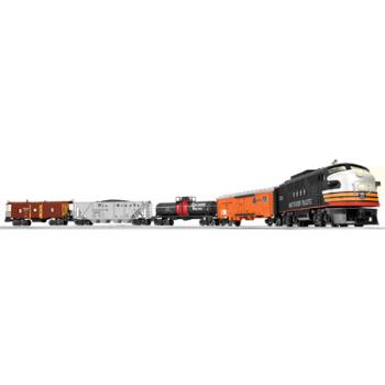 LIONEL LNL630217 O-27 FT Freight Set, SP/Black Widow