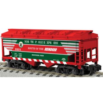 LIONEL LNL648638 S AF Hopper, Route of the Reindeer