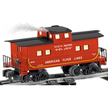 LIONEL LNL648745 S AF Smoking Caboose, American Flyer Lines