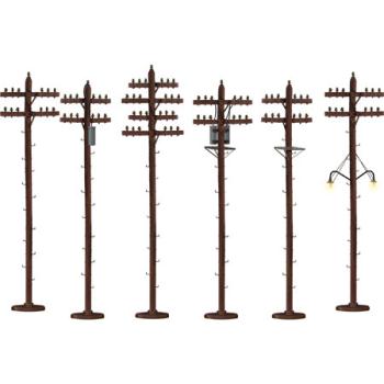 LIONEL LNL649872 S AF Telephone Poles