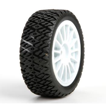 Team Losi Racin LOS41006 FF/RR Gravel Spec Tire,(2) Mounted: Mini Rally