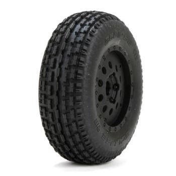 Team Losi Racin LOS43002 Premount Eclipse Rib Tires/Wheel front(2):XXX-SCB