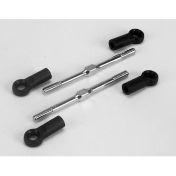 Team Losi Racin LOSA6544 TURNBUCKLES 4x70mm W/ENDS FOR LOSI 8B 8T