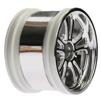 Team Losi Racin LOSA7058 320 Series Spokez Chrome Wheel, Front (2)