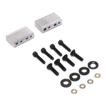 Team Losi Racin LOSA9336 ENGINE MOUNT SET W/HDW NT FOR XXXNT