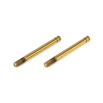 Team Losi Racin LOSB1938 Front Shock Shaft Set, TiNi (2): Mini 8IGHT