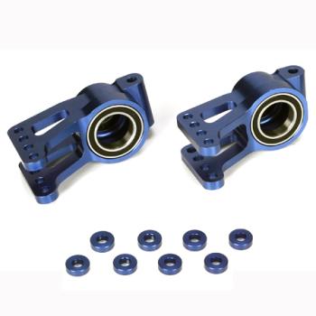 Team Losi Racin LOSB2094 Alum Rear Hub Setw/BB(2),Blue:5IVE-T, MINI WRC