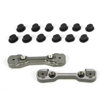 Team Losi Racin LOSB4112 Adjustable Front Hinge Pin Holder Set: TEN