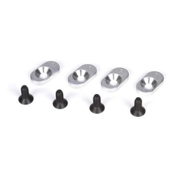 Team Losi Racin LOSB5806 EngineMntInserts&Screws,17.5/58(4):5IVE-T,MINI WRC