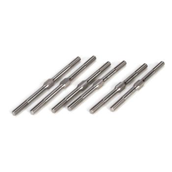 Team Losi Racin LOSB5910 Titanium Turnbuckle Set (6): 5IVE-T