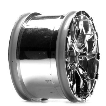 Team Losi Racin LOSB7013 320S Force Wheel, Chrome (2)