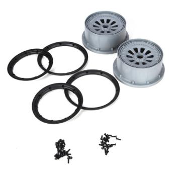 Team Losi Racin LOSB7027 Wheel and Beadlock Set (2): 5IVE-T