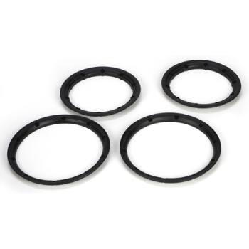 Team Losi Racin LOSB7028 Beadlock Set, Inner & Outer Black (2): 5IVE-T