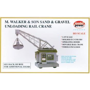 MODEL POWER MDP303 HO KIT Unloading Rail Crane