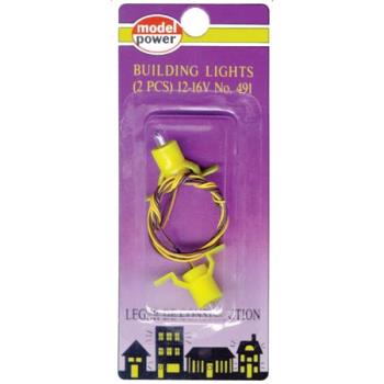 MODEL POWER MDP491 BUILDING LIGHT SET HO 2 LIGHTS