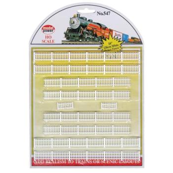 MODEL POWER MDP547 HO White Picket Fences