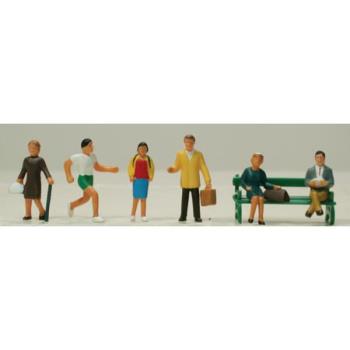 MODEL POWER MDP5705 TOWN PEOPLE (6) HO SCALE 6 'HO' SCALE