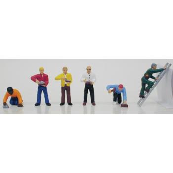 MODEL POWER MDP5748 HO Masons/Bricklayers (6)