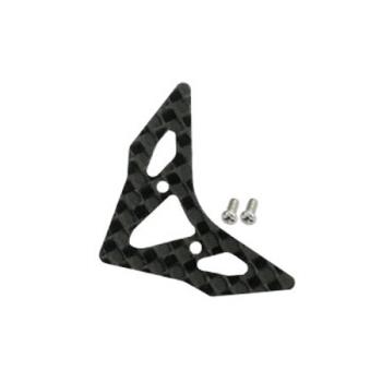 Microheli Co Lt MHE18FX064HF Carbon Fiber Horizontal Fin, Black; 180 CFX