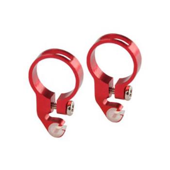 Microheli Co Lt MHE18FX124 Aluminum Tail Push Rod Support, Red; Blade 180 CFX