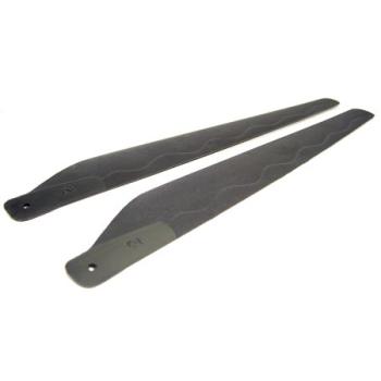 Microheli Co Lt MHECX002MB1 LOWER MAIN BLADES BCX FOR CX3 BLADE