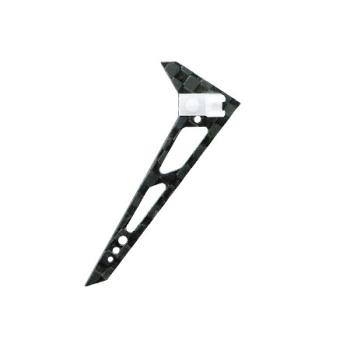 Microheli Co Lt MHEMCPX064VM Carbon Fiber Vertical Fin Set:Blade MCPX