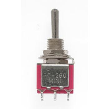 Miniatronics Co MNT3626004 DPDT Mini T/Switch 5AMP 120V C/O(4)
