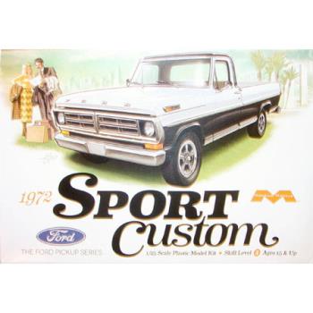 Moebius Model MOE1220 1/25 1972 Ford Sport Custom Pickup Truck