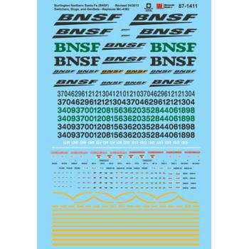 Microscale Indu MSI601411 N Diesel GENSET Locos & Switchers, BNSF