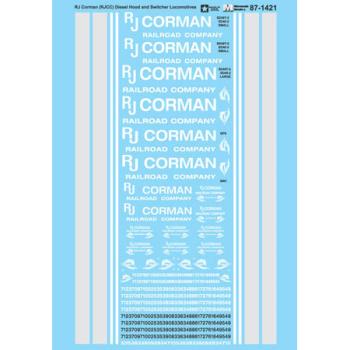 Microscale Indu MSI601421 N Hood Unit & Switcher, RJ Corman