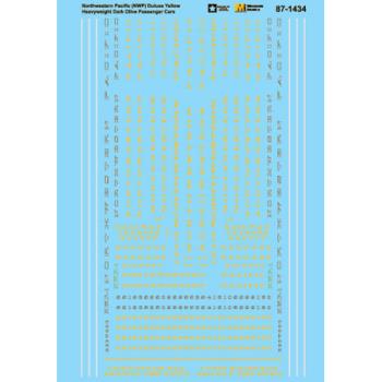 Microscale Indu MSI601434 N Heavyweight Passenger Cars, Northwestern Pacific