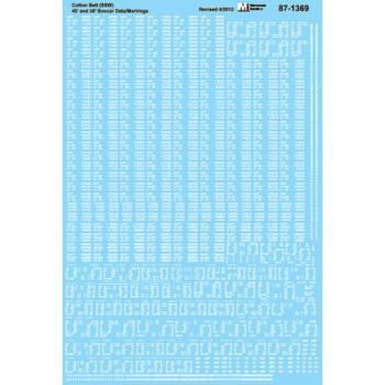 Microscale Indu MSI871369 HO 40' & 50' Box, SSW/Data