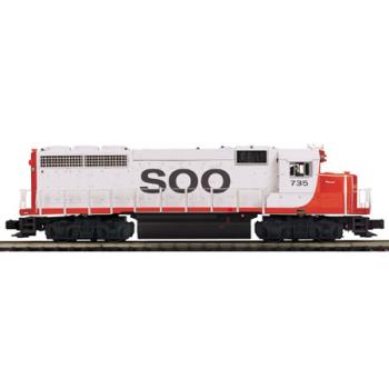 Mikes Train Hou MTH20205321 O Hi-Rail GP40 w/PS3, SOO #735