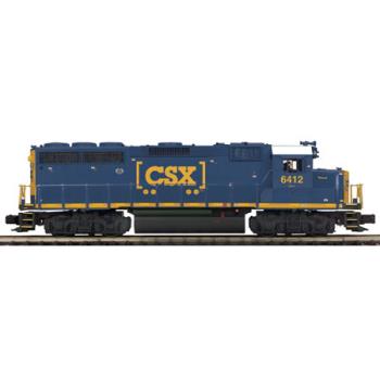 Mikes Train Hou MTH20205701 O Hi-Rail GP40 w/PS3, CSX #6412