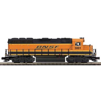 Mikes Train Hou MTH20205741 O Hi-Rail GP40 w/PS3, BNSF #3001