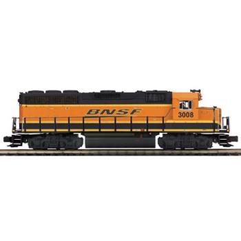 Mikes Train Hou MTH20205751 O Hi-Rail GP40 w/PS3, BNSF #3008