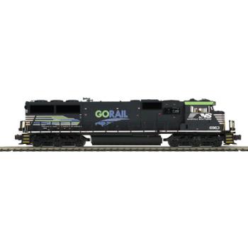 Mikes Train Hou MTH20205951 O Hi-Rail SD60E w/PS3, NS/Go Rail