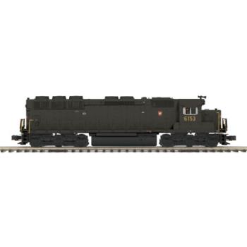 Mikes Train Hou MTH20206491 O Hi-Rail SD45 Low Hood w/PS3, PRR #6153