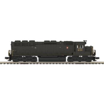 Mikes Train Hou MTH20206501 O Hi-Rail SD45 Low Hood w/PS3, PRR #6191