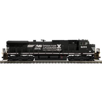 Mikes Train Hou MTH20206561 O Hi-Rail Dash-9 w/PS3, NS #9255