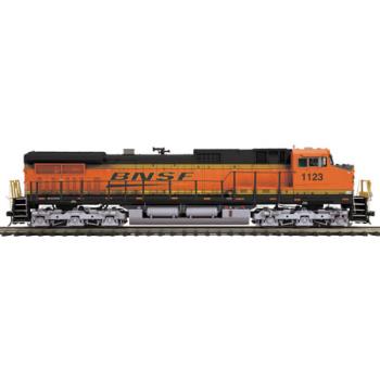 Mikes Train Hou MTH20206631 O Hi-Rail Dash-9 w/PS3, BNSF #1123