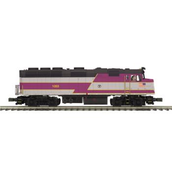 Mikes Train Hou MTH20206801 O Hi-Rail F40PH w/PS3, MBTA #1053