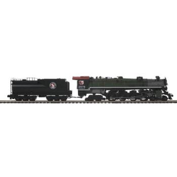 Mikes Train Hou MTH2035011 O Hi-Rail 4-8-4 w/PS3, GN/Glacier Park #2584