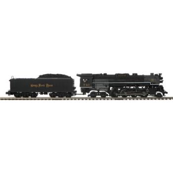 Mikes Train Hou MTH2035661 O Hi-Rail 2-8-4 Berkshire w/PS3, NKP #740