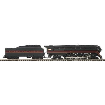 Mikes Train Hou MTH2035711 O Hi-Rail 4-8-4 J w/PS3, N&W #611