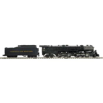 Mikes Train Hou MTH2036181 O Hi-Rail 2-6-6-4 Class A w/PS, N&W #4