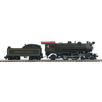 Mikes Train Hou MTH2036231 O Hi-Rail 4-4-2 Atlantic w/PS3, PRR #198