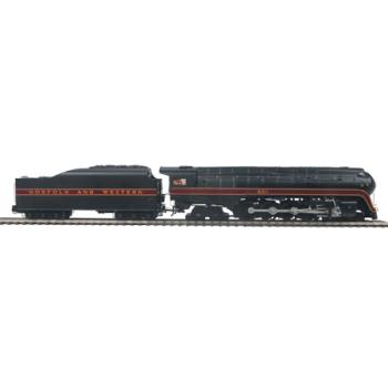 Mikes Train Hou MTH2036321 O Hi-Rail 4-8-4 J w/PS3, N&W #610